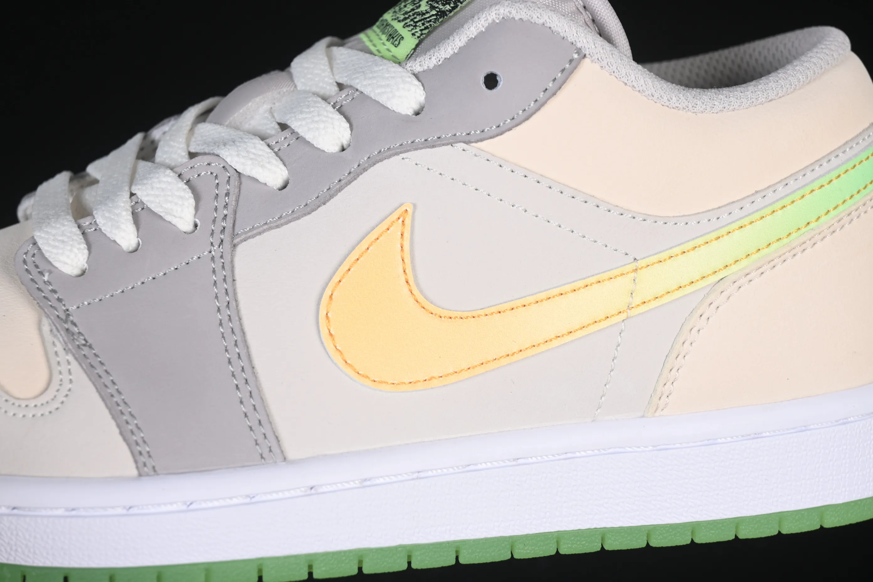 All categories Air Jordan Jordan series basketball shoes Air Jordan 1 Low Air Jordan 1 Low "Tokyo Bio Hack" AJ1 Joe 1 light gray color matching low-top cultural casual sneakers HQ2030-001